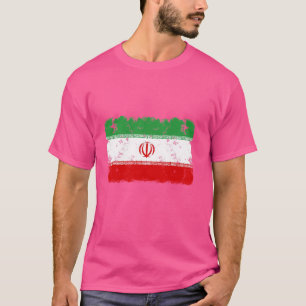 Camiseta Bandera iraní, patrimonio del orgullo iraní