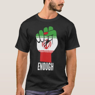 Camiseta Bandera iraní SUFICIENTEMENTE Femenina con Mujeres