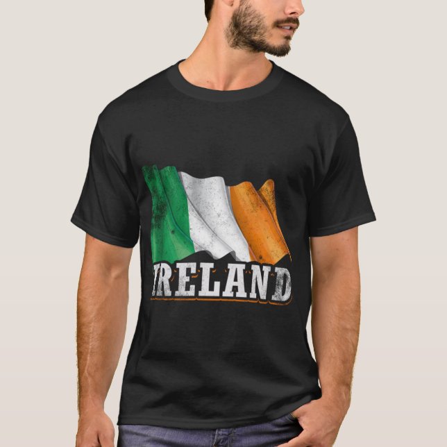 Camiseta Bandera irlandesa (Anverso)