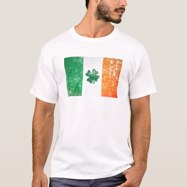 Camiseta Bandera irlandesa (Anverso)