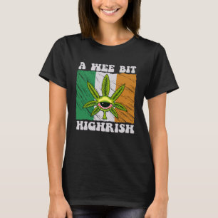 Camiseta Bandera Irlandesa A Wee Bit Alta St Pattys Day App