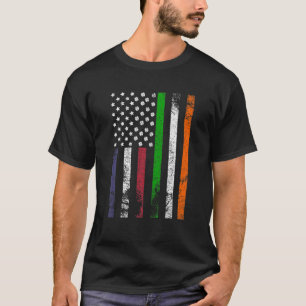 Camiseta Bandera irlandesa americana - Bandera irlandesa - 