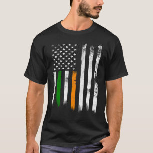 Camiseta Bandera irlandesa americana patriótica Bandera de