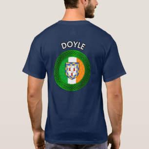 Camiseta Bandera Irlandesa Clover Celtic Knot - Doyle T-Shi