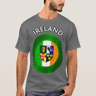 Camiseta Bandera Irlandesa Clover Celtic Knot Irlanda 1
