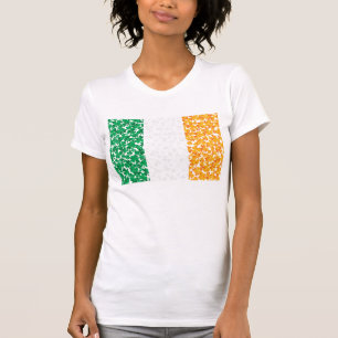 Camiseta Bandera irlandesa compuesta de rocas