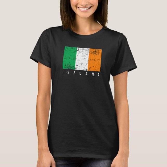Camiseta Bandera irlandesa con problemas falsos (Anverso)