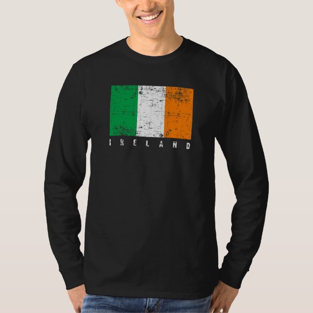 Camiseta Bandera irlandesa con problemas falsos (Anverso)