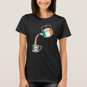 Camiseta Bandera Irlandesa Con Tetera Y Equipo