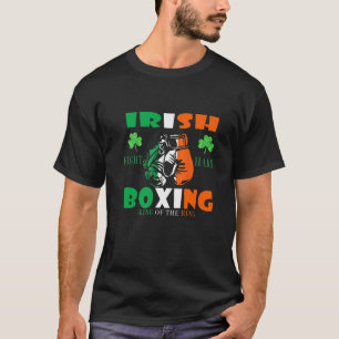 Camiseta Bandera irlandesa de boxeo Shamrock