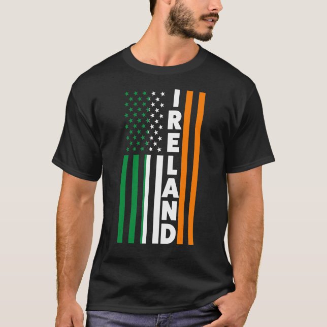 Camiseta Bandera irlandesa de Irlanda (Anverso)