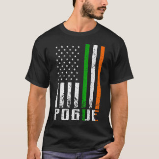 Camiseta Bandera irlandesa de Irlanda de la familia POGA