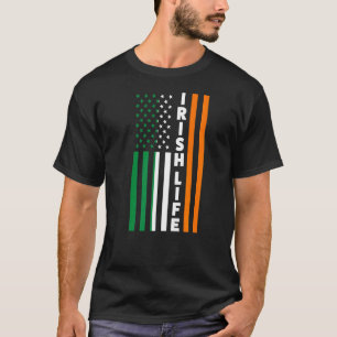 Camiseta Bandera irlandesa de Irlandés Life Irland