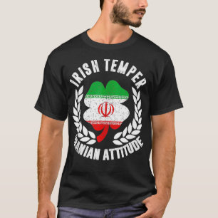 Camiseta Bandera irlandesa de la actitud moderada de Irán