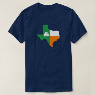 Camiseta Bandera irlandesa de Texas