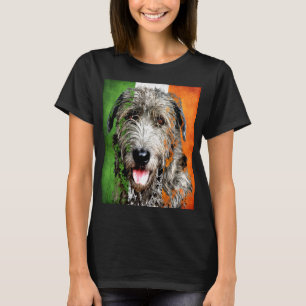 Camiseta Bandera irlandesa de Wolfhound Erin go Bragh T-Shi