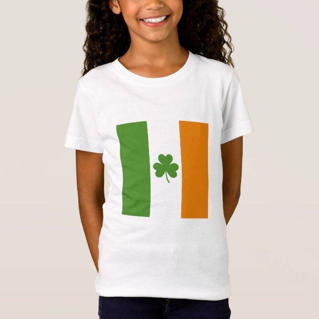 Camiseta Bandera irlandesa del Día de San Patricio con Sham (Anverso)