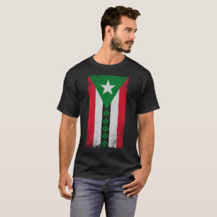 Camiseta Bandera irlandesa del trébol de Puerto Rico del