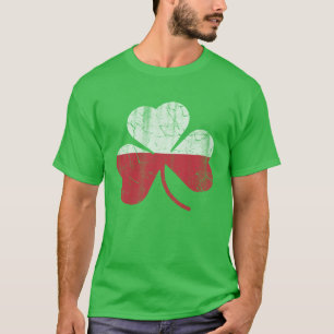 Camiseta Bandera irlandesa del vintage de la herencia del