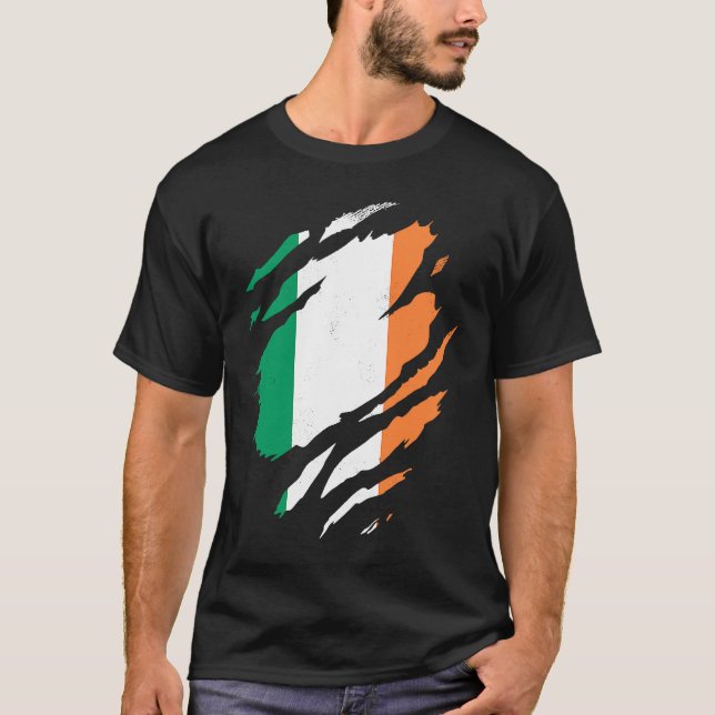 Camiseta Bandera irlandesa Éire Paddy Irishman Ireland (Anverso)