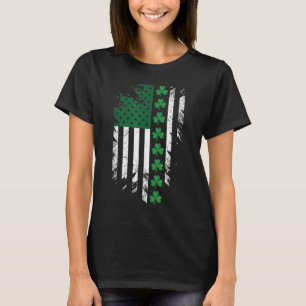 Camiseta Bandera irlandesa estadounidense San Patricio