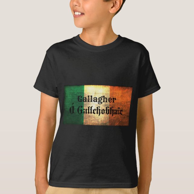 Camiseta Bandera irlandesa Gallagher (Anverso)