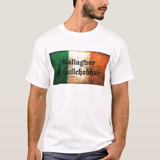 Camiseta Bandera irlandesa Gallagher (Anverso)