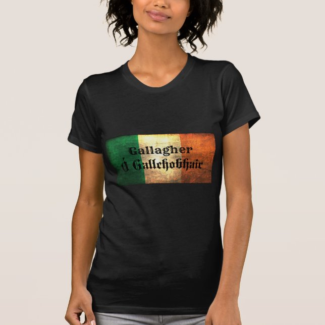 Camiseta Bandera irlandesa Gallagher (Anverso)