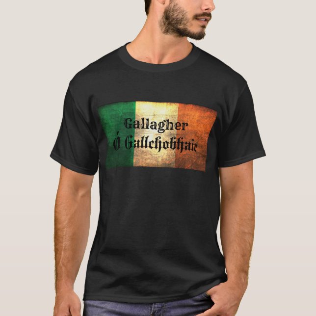 Camiseta Bandera irlandesa Gallagher (Anverso)