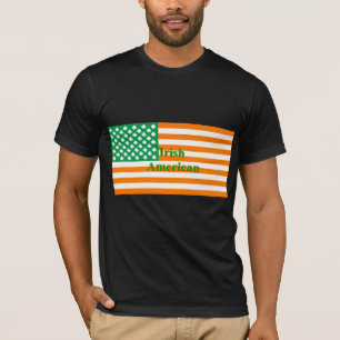 Camiseta Bandera irlandesa norteamericana