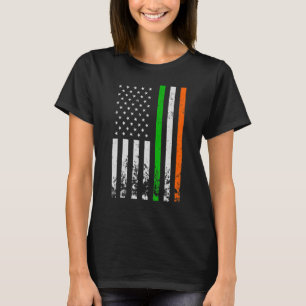 Camiseta Bandera irlandesa norteamericana Bandera irlandesa