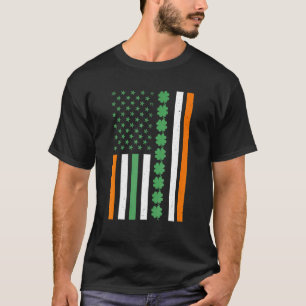 Camiseta Bandera irlandesa norteamericana bandera irlandesa