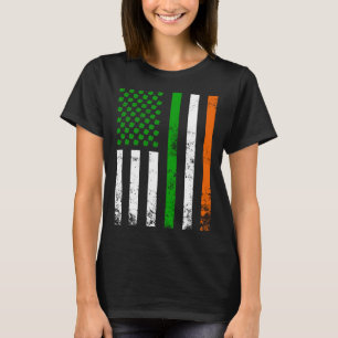 Camiseta Bandera irlandesa norteamericana Bandera irlandesa