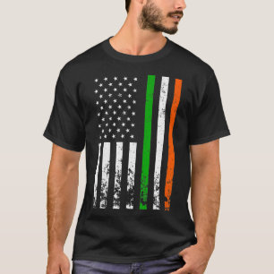 Camiseta Bandera irlandesa norteamericana Bandera irlandesa