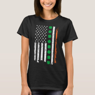 Camiseta Bandera irlandesa norteamericana de Estados Unidos