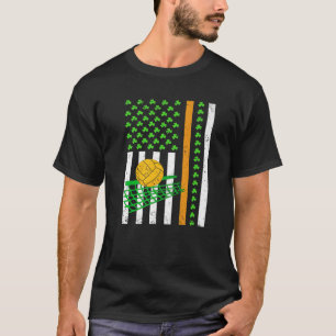 Camiseta Bandera irlandesa norteamericana de voleibol de su