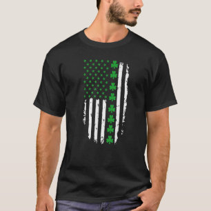 Camiseta Bandera irlandesa norteamericana del Día de San Pa
