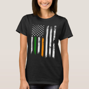 Camiseta Bandera irlandesa norteamericana Patriótica bander