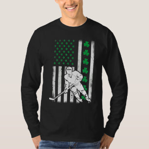 Camiseta Bandera irlandesa norteamericana tuvo suerte de ho