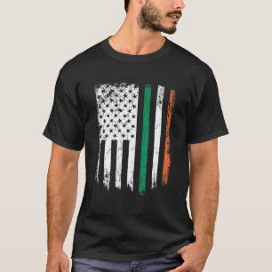 Camiseta Bandera irlandesa norteamericana vintage San Patri