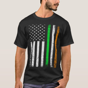 Camiseta Bandera irlandesa Patriótica Bandera estadounidens
