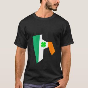 Camiseta Bandera irlandesa Rhode Island State St Patrick