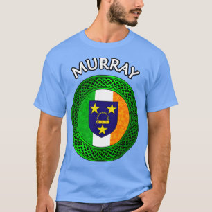 Camiseta Bandera irlandesa Shamrock Celtic Knot Murray 1