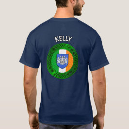 Camiseta Bandera irlandesa trébol nudo celta - Kelly camise