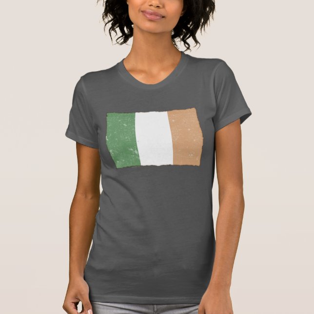 Camiseta Bandera irlandesa vintage (Anverso)