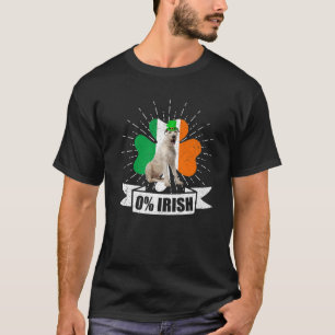Camiseta Bandera irlandesa vintage Shamrock Wolfhound Dog S