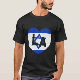 Camiseta Bandera Israel Bandera Mundial La He Los Ángeles I
