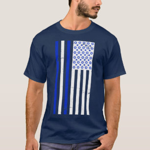 Camiseta Bandera israelí de Estados Unidos