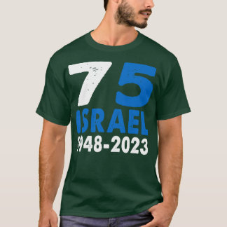 Camiseta Bandera israelí del 75 aniversario del Orgullo Pat