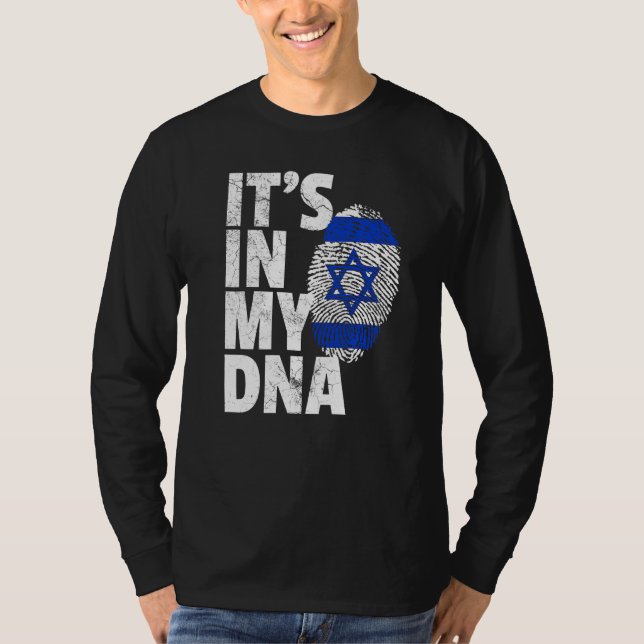 Camiseta Bandera israelí está en mi golpe de Navidades de A (Anverso)